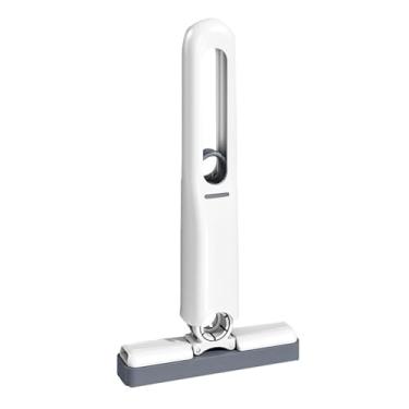 Imagem de Mini esfregão autoaperta com cabeça de esponja e alça, limpador de parede portátil para cozinha, mesa, janela, armário