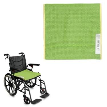 Imagem de EZSLINGGLIDE Almofada de assento de cadeira de rodas, almofada de assento de prevenção de queda para idosos em cadeira ou cadeira de rodas, almofadas antiderrapantes no assento de carro 43 x 43 cm