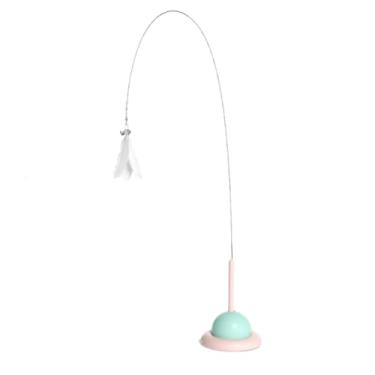 Imagem de Brinquedo para Gato Brinquedos Interativos com Penas Cascabeles e Ventosas Bastões Gatitos Brincar Fazer Exercício em Ambientes Internos Comprimento superior a 90cm que Gatos Brinquem