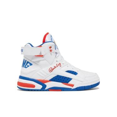 Imagem de Ewing Patrick Athletics Eclipse Branco/Royal/Laranja OG NYC 1EW02605-132, Branco/azul-royal/laranja, 39