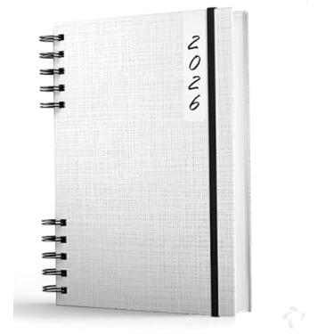 Imagem de Agenda Diária - Capa Dura - Negocios - Capa Branca