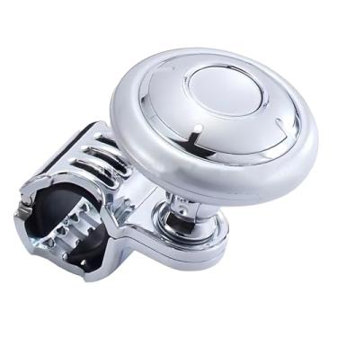 Imagem de Mira de rolamento de esferas dobrável, botão giratório para volante, caminhão semi fácil de instalar, vários veículos com aderência ajustável