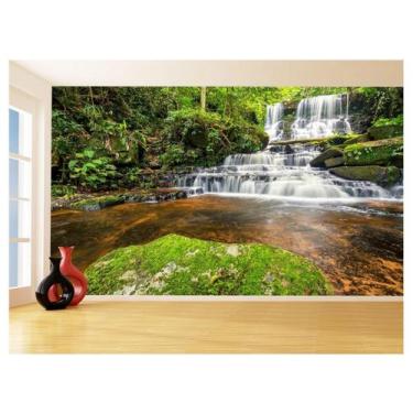 Imagem de Papel De Parede 3D Paisagem Cachoeira Florestas 3,5M Nch245 - Você Dec