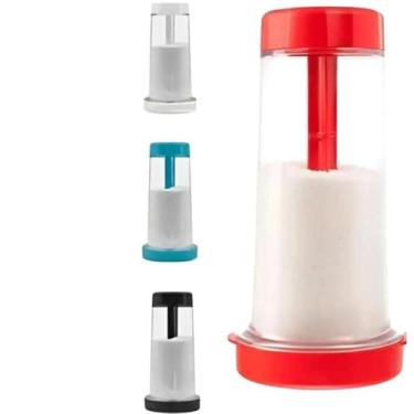 Imagem de Peneira Giratória Manual com Misturador, Plástico Resistente, 23cm x 11cm, para Tapioca e Farinhas, Capacidade 500g- Sortida