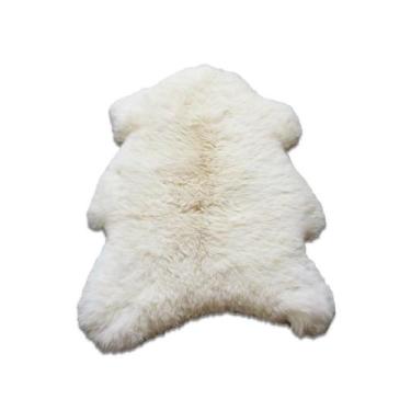 Imagem de Pelego De Carneiro Natural Branco - Tapetes Galinari