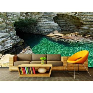 Imagem de Papel de Parede Paisagens Caverna 28 - 1,00 X 2,00 - Voce Decorando