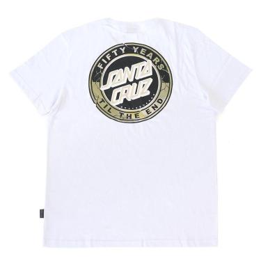 Imagem de Camiseta Santa Cruz 50th TTE Dot  - Branco-Masculino