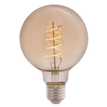 Imagem de Lâmpada Led De Filamento Espiral Tramontina G95 4 W 2200 K Luz Amarela âmbar