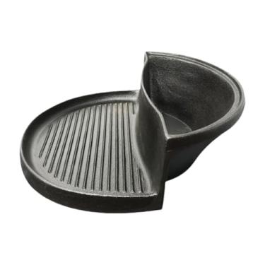 Imagem de Llazsybz Panela de Ferro Shabu E Chapa para Grelhar, Panela de Ferro Shabu com Grelha, Panela para Grelhar, para Festa de Aniversário, L