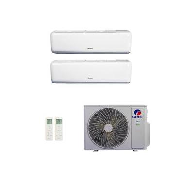 Imagem de Ar-Condicionado Multi Split Inverter Gree 24.000 (1x Evap HW 12.000 + 1x Evap HW 24.000) Quente/Frio 220V