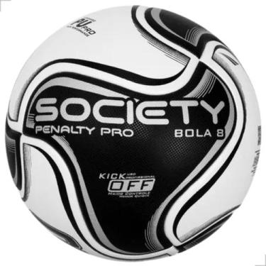Imagem de Bola Society Penalty 8 Pro XXIV / Futebol / Original / Pro, Preto, Bra