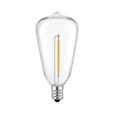 Imagem de Luzes De Cordão LED Solar G40 Para Pátio, Recarregáveis via USB, 8 Mod