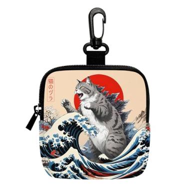 Imagem de Porta-chaves mini porta-moedas, bolsa multifuncional para chaves, porta-cartões, organizador de cabos de dados, bolsa com zíper 3, Multicolorido 00727, Tendência