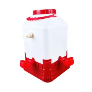 Imagem de Gralara Bebedouro para pintinhos, bebedouro para aves, acessórios para galinheiro para codornas e galinhas, 4 Tigela