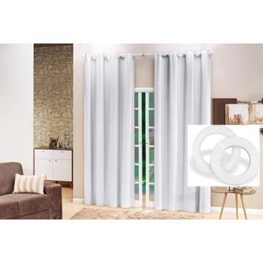 Imagem de Cortina Pvc 2 Partes 100% blackout Para Sala ou Quarto, Cozinha - FILO