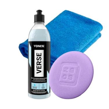 Imagem de Kit Protetor De Plasticos Borrachas Motores Verse Vonixx com Toalha e Aplicador