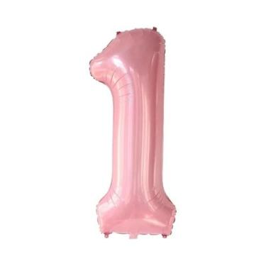 Imagem de Balões De Folha De 40 Polegadas Em Turquesa, Rosa Dourado E Prata Para