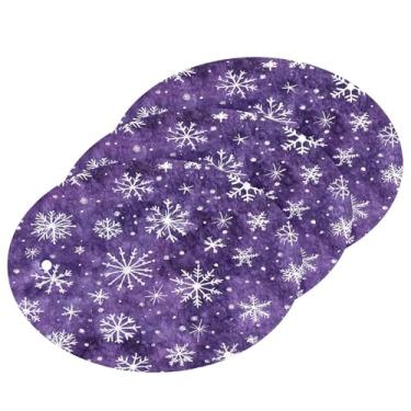 Imagem de Wassud Flocos de neve esponja de polpa de madeira aquarela para pratos, pacote com 3 esponjas de lavar louça de cozinha para limpeza, esfregão resistente para panelas antiaderentes pia banheiro