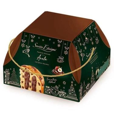 Imagem de Panettone Recheado Avelã Com Gotas Chocolate 800G - Santa edwiges