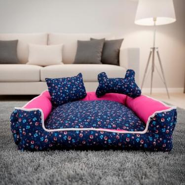 Imagem de Cama Pet Quadrada Gigante Ônix Impermeável – Máximo Conforto para Cães Grandes (Jade)