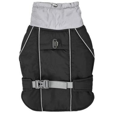 Imagem de Manta para cachorro clima frio Quente Refletiva Impermeável Inverno Reversível Stormguard Casaco de neve Macacão Colete cães pequenos médios grandes