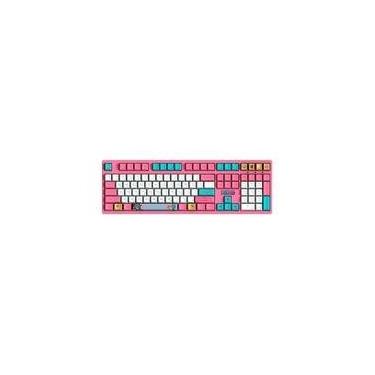 Imagem de Teclado Mecânico Gamer Akko Chopper 3108V2, Switch Pink, N-Key, ANSI, Rosa