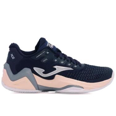 Imagem de Tênis Joma Ace Pro Lady (Saibro) - Marinho e Rosa Cor:Azul;Tamanho:39