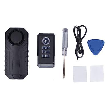 Imagem de LiebeWH Alarme de Bicicleta de 113dB Com Controle Remoto, Ampla Faixa de Uso, Sensor de Vibração de Sensibilidade Ajustável, Anti-roubo à Prova d'água Alto Sem Fio para Bicicleta, Elétrica, Scooter,