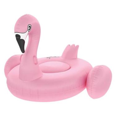 Imagem de Boia de Flamingo Inflável Gigante Piscina - Floatie Kings