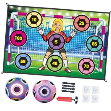 Imagem de oshhni Tapete dobrável para jogo de futebol infantil, ideal para meninos e meninas. Perfeito para festas no parque, camping, praia e quintal, Style D