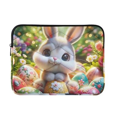 Imagem de Capa protetora para notebook com ovos de páscoa coloridos à prova de choque, capa de transporte, 15-15,6 polegadas