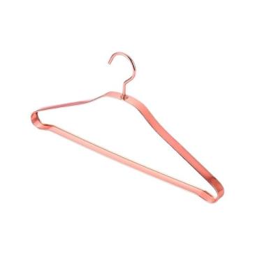 Imagem de Cabide de metal adulto antiderrapante para exibição de roupas para casa cabide de armazenamento de roupas vintage para armário com economia de espaço cabide organizador de pendurar adequado para