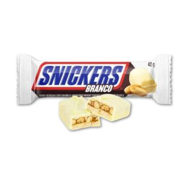 Imagem de Barrinha Recheada Snickers Chocolate Branco 42g