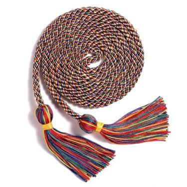 Imagem de Cordão de honra de formatura, borlas, fio de poliéster de 170 cm, cordas de formatura, raiom trançado, honor, para estudantes, bacharelado, mestrado, vestido de doutorado, decoração de graduação