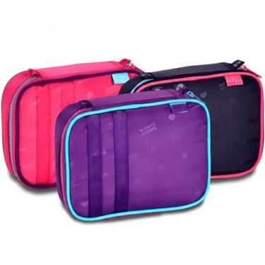 Imagem de Estojo Box Escolar Fashion Multifuncional (Roxo)