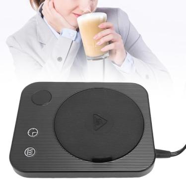 Imagem de TOPINCN Canecas de café Mais Quentes Com Grande Painel de Aquecimento Copo Elétrico 40 55 65 85 ℃ Desligue Automático Aquecedor de Xícara para o Dormitório do (US Plug 110V)