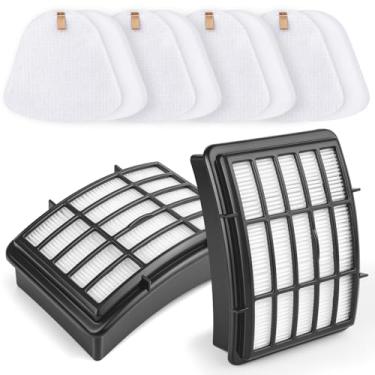 Imagem de Pacote com 4 + 2 filtros para modelos de substituição de filtro Lift Away Shark Vacuum Navigator NV350 NV351 NV352 NV355 NV356E NV360 UV440 UV540 CU500 XFF350 XHF350