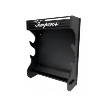 Imagem de Porta Parede Multiuso, Organizador Porta, Papel Toalha, Aluminio e Manteiga, Prático para Cozinha(Preto)