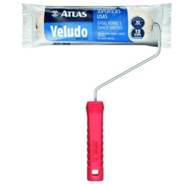 Imagem de Rolo de Veludo Atlas para Pintura, com Cabo, 15 cm - PINCEIS ATLAS
