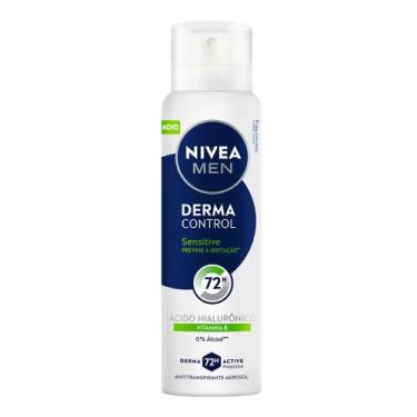 Imagem de Desodorante Nivea Men Derma Control Sensitive Aerossol 72h Antitranspi