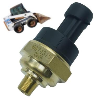 Imagem de Interruptor de sensor de pressão de óleo 6674315 compatível com carregadores Bobcat 751 753 763 773 863 864 873 883 963 A220 A300 S130 S150 S160 S175 S185 S205 S220 S250 S300 T140 T180 T190 T200 T250