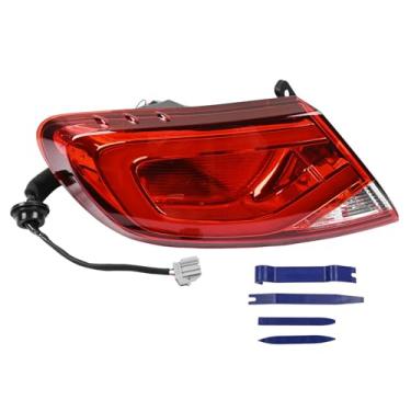 Imagem de Getfarway Conjunto de luz traseira externa do lado esquerdo do motorista compatível com Chrysler 200 2015 2016 2017 Luz de freio traseira substitui 68110361AA CH2804109C