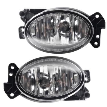 Imagem de TRQ Conjunto de faróis de neblina compatível com Mercedes-Benz MB2592117 MB2593117 06-13