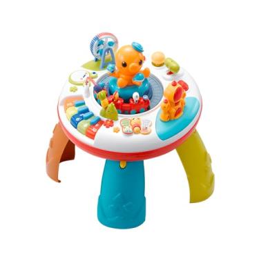 Imagem de Mesa De Atividades Interativa – Brinquedo Educativo Musical e Didático com Luzes e Sons para Estimular a Coordenação e Curiosidade Infantil