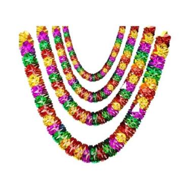 Imagem de Natal Foil Guirlanda, Extra Longo, Teto Pendurado Tinsel, Xmas Home De