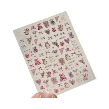 Imagem de Adesivos De Unhas Para Festa De Frutas: Abacaxi, Pitaya, Kiwi, Maçã, M