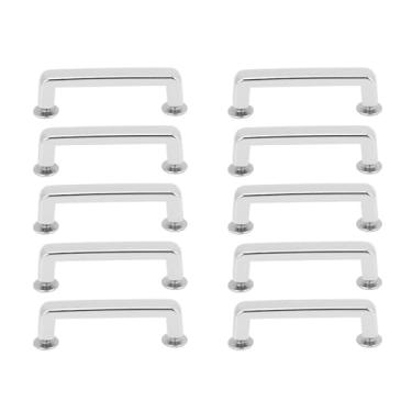 Imagem de Brrnoo 10 Conjuntos de Fivelas de Ponte Em de Liga de Zinco, Rebites de Ligação Galvanizados Resistentes Com Parafusos Cruzados, para Artesanato Em Couro, Roupas, Decoração, Chapéus, (Prata)