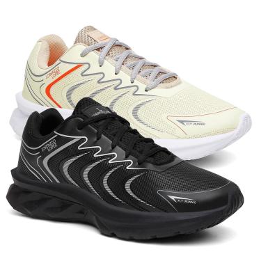 Imagem de Kit com 2 Tênis Esportivo Masculino Para Corrida e Treino Solado Super Leve e Macio-Masculino