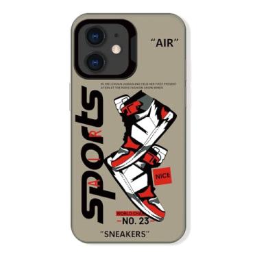 Imagem de Cairiocoin Capa de telefone vintage Legend Shoes compatível com iPhone 12/12 Pro, tênis esportivo de marca legal para iPhone 12/12 Pro, capa protetora fina antiderrapante