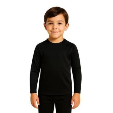 Imagem de Camiseta Manga Longa Infantil Menino Proteção Solar Praia-Masculino